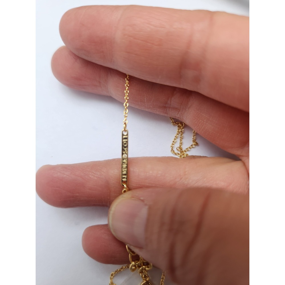 Kendra Scott Tessa Pendant Necklace Gold Blue Turquoise‎ Magnesite Stone Chic - Picture 8 of 10